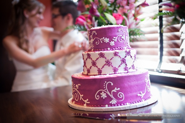Resch's Bakery Artfully Handcrafted Tiered Wedding Cake in Columbus Ohio