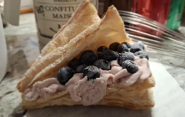 Fresh Blueberry Turnover Pastry