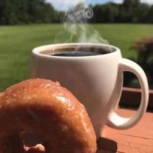 Seasonal Pumpkin Donuts at Resch's Bakery